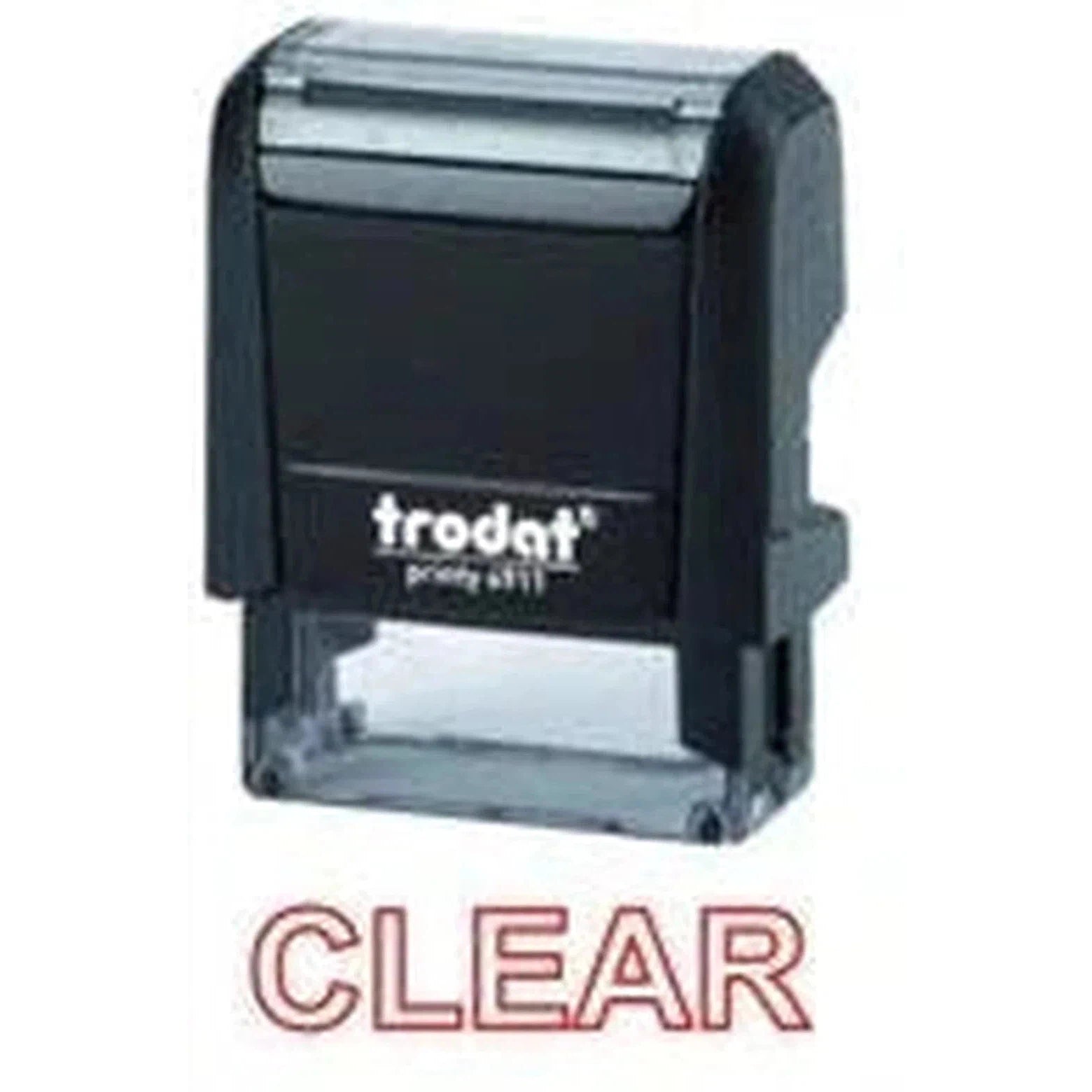 Trodat Printy 4911 Stamp "Clear" - Red-Office Stamp-TRODAT-Star Light Kuwait