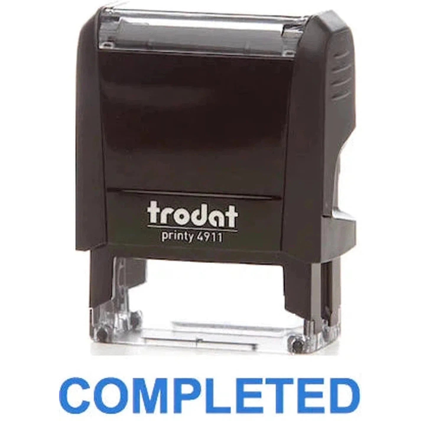 Trodat Printy 4911 Stamp "Completed" - Blue-Office Stamp-TRODAT-Star Light Kuwait