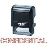 Trodat Printy 4911 Stamp "Confidential" - Red-Office Stamp-TRODAT-Star Light Kuwait