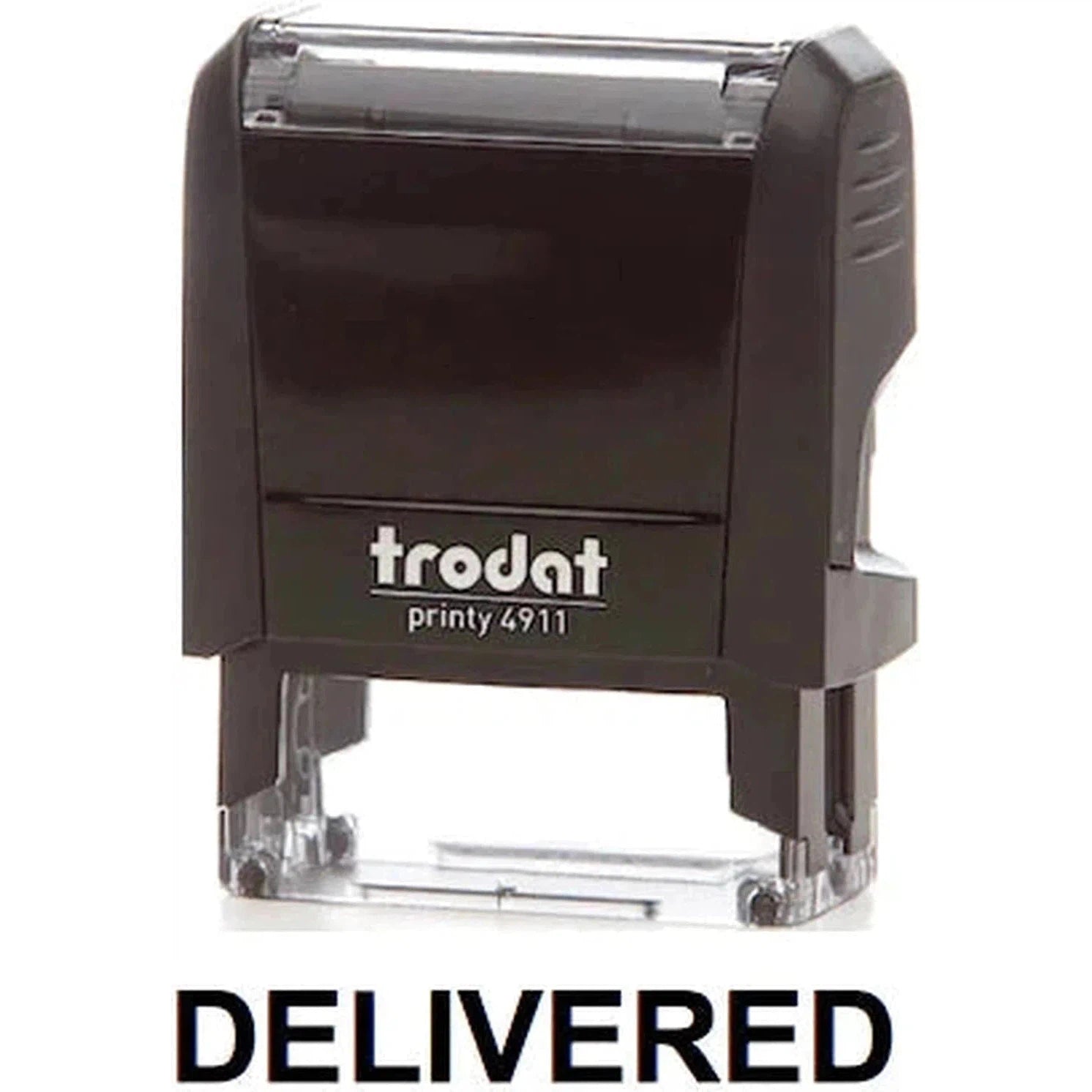 Trodat Printy 4911 Stamp "Delivered" - Black-Office Stamp-TRODAT-Star Light Kuwait