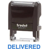 Trodat Printy 4911 Stamp "Delivered" - Blue-Office Stamp-TRODAT-Star Light Kuwait
