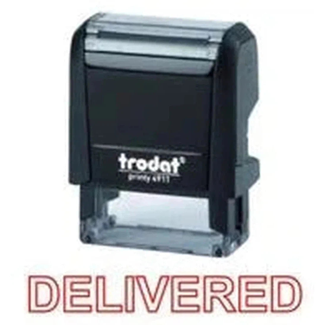 Trodat Printy 4911 Stamp "Delivered" - Red-Office Stamp-TRODAT-Star Light Kuwait