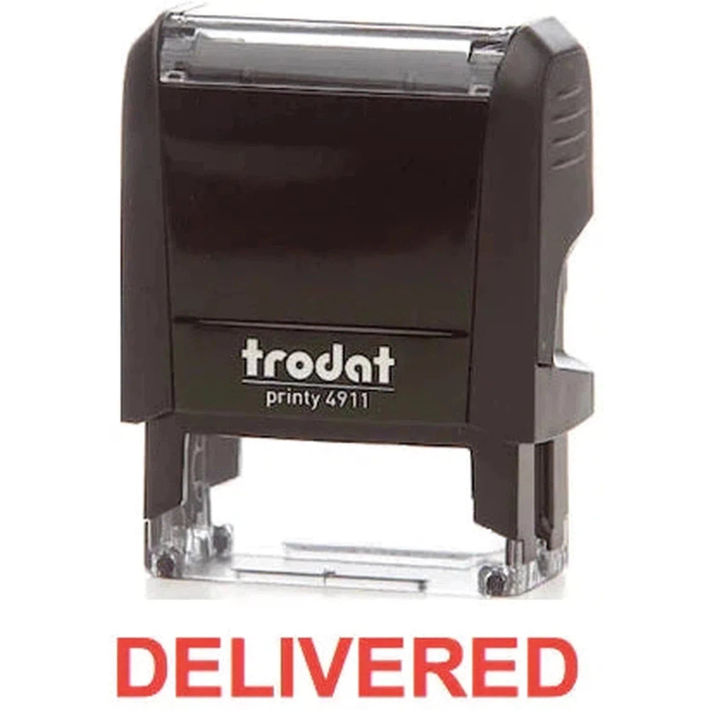 Trodat Printy 4911 Stamp "Delivered" - Red-Office Stamp-TRODAT-Star Light Kuwait