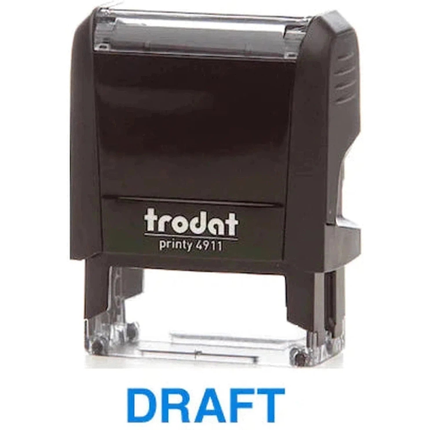 Trodat Printy 4911 Stamp "Draft" - Blue-Office Stamp-TRODAT-Star Light Kuwait