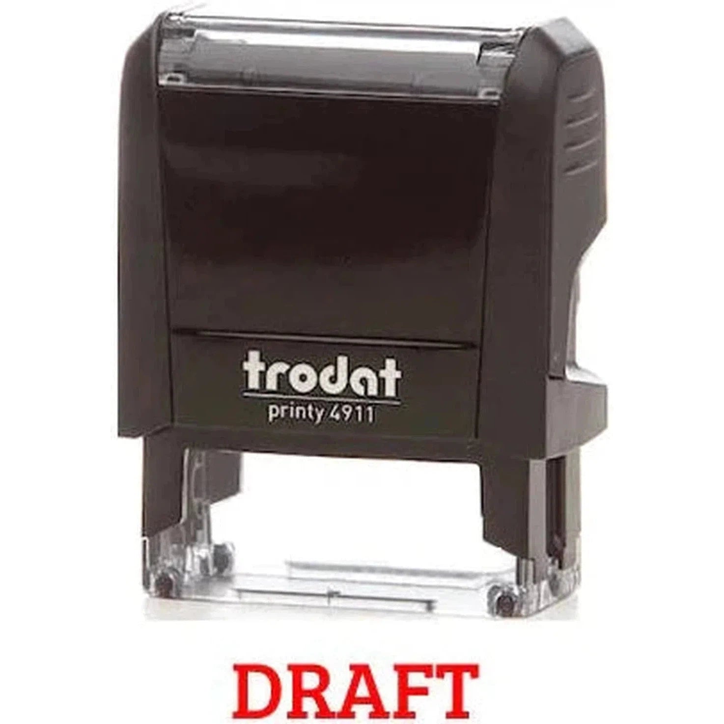 Trodat Printy 4911 Stamp "Draft" Red-Office Stamp-TRODAT-Star Light Kuwait