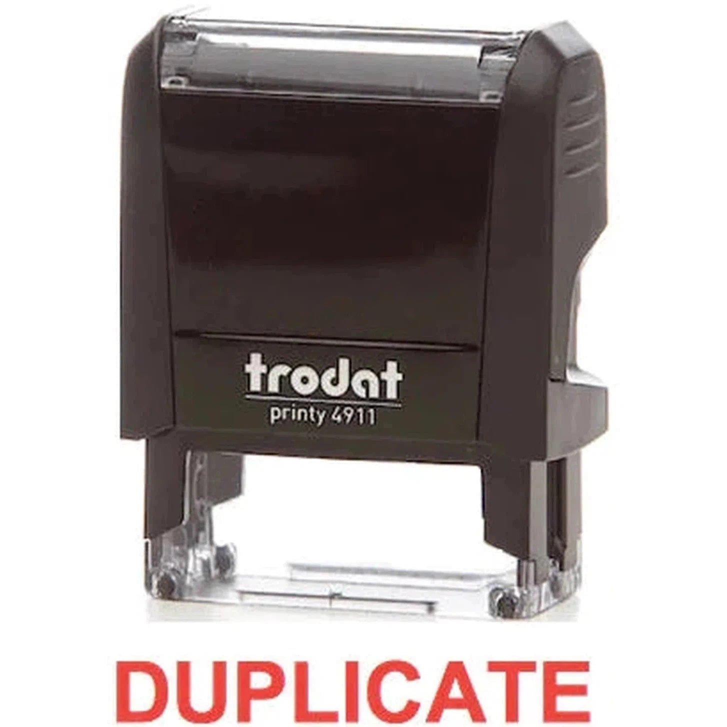 Trodat Printy 4911 Stamp "Duplicate" - Red-Office Stamp-TRODAT-Star Light Kuwait
