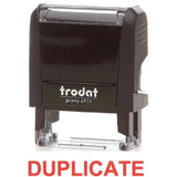 Trodat Printy 4911 Stamp "Duplicate" - Red-Office Stamp-TRODAT-Star Light Kuwait
