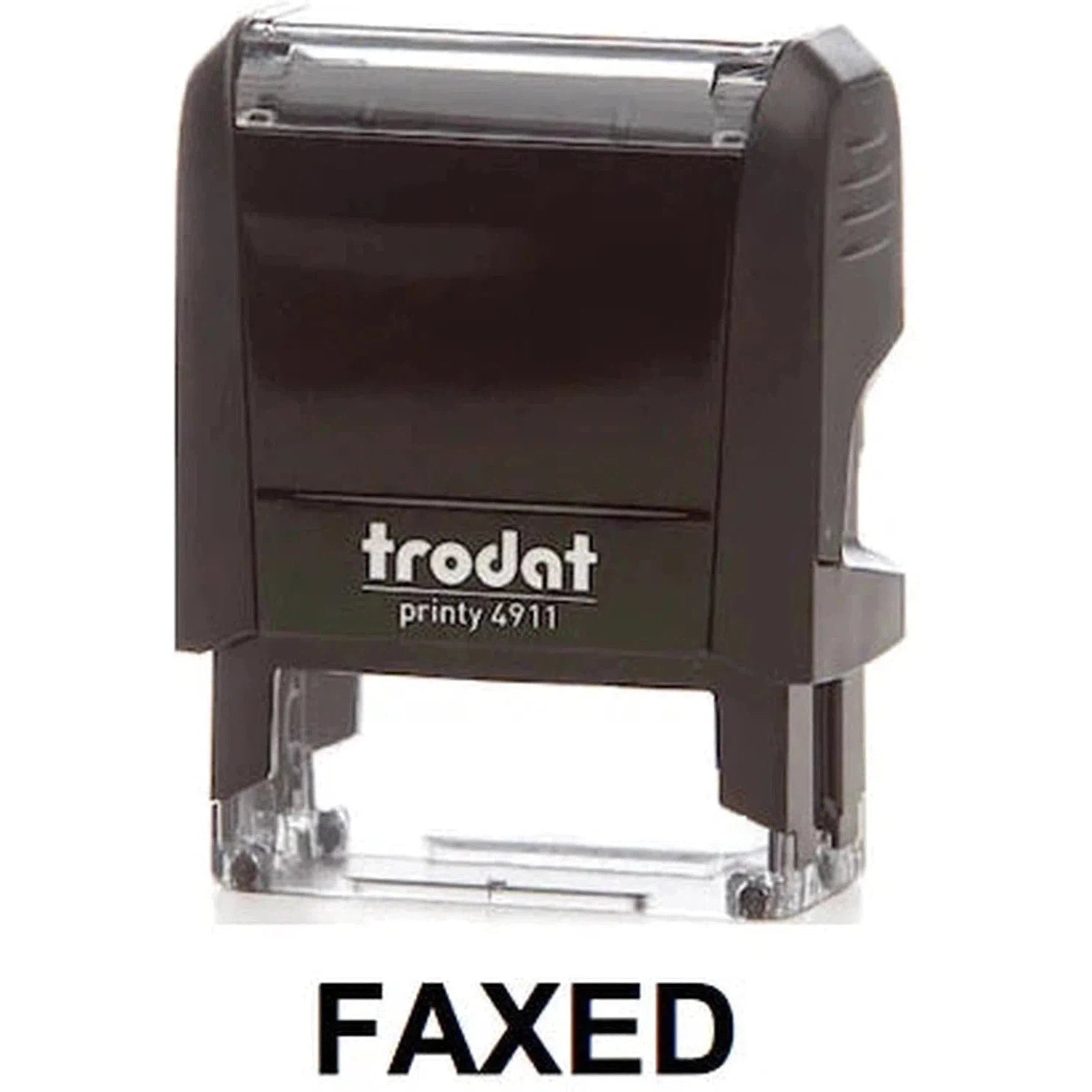 Trodat Printy 4911 Stamp "Faxed" - Black-Office Stamp-TRODAT-Star Light Kuwait