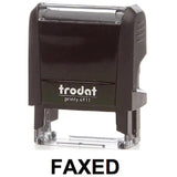 Trodat Printy 4911 Stamp "Faxed" - Black-Office Stamp-TRODAT-Star Light Kuwait
