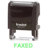 Trodat Printy 4911 Stamp "Faxed" - Green-Office Stamp-TRODAT-Star Light Kuwait