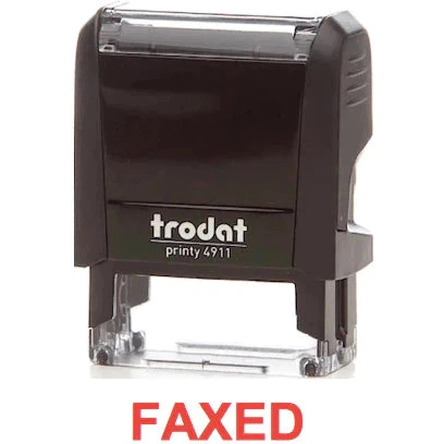Trodat Printy 4911 Stamp "Faxed" - Red-Office Stamp-TRODAT-Star Light Kuwait