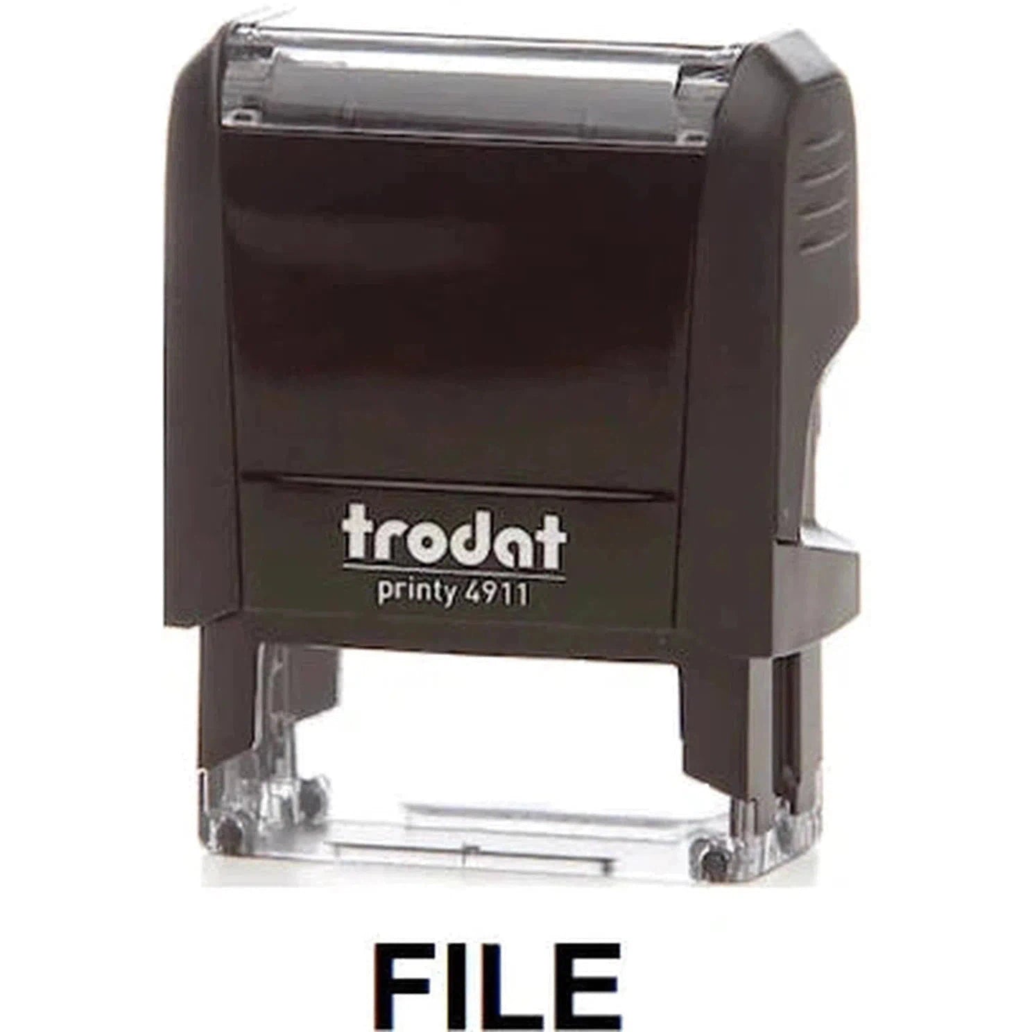 Trodat Printy 4911 Stamp "File" - Black-Office Stamp-TRODAT-Star Light Kuwait