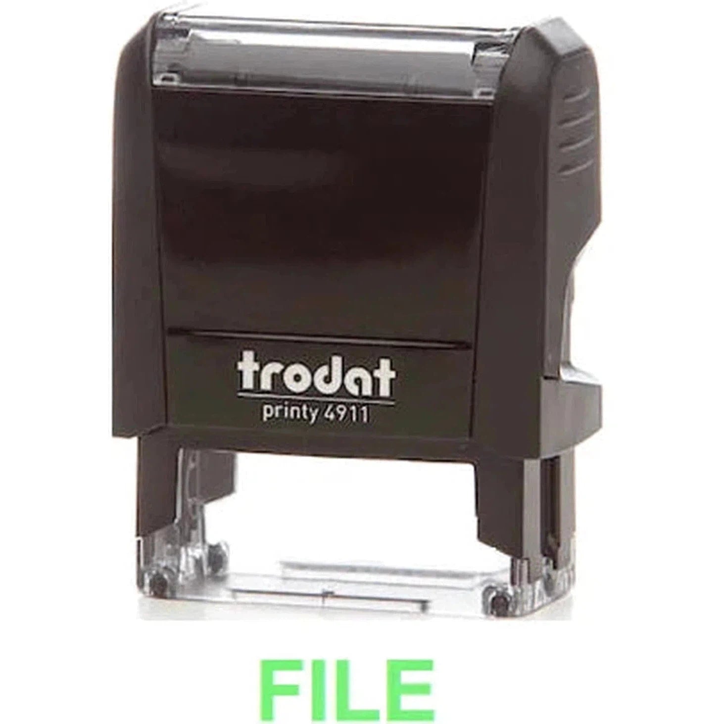 Trodat Printy 4911 Stamp "File" - Green-Office Stamp-TRODAT-Star Light Kuwait