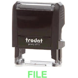 Trodat Printy 4911 Stamp "File" - Green-Office Stamp-TRODAT-Star Light Kuwait