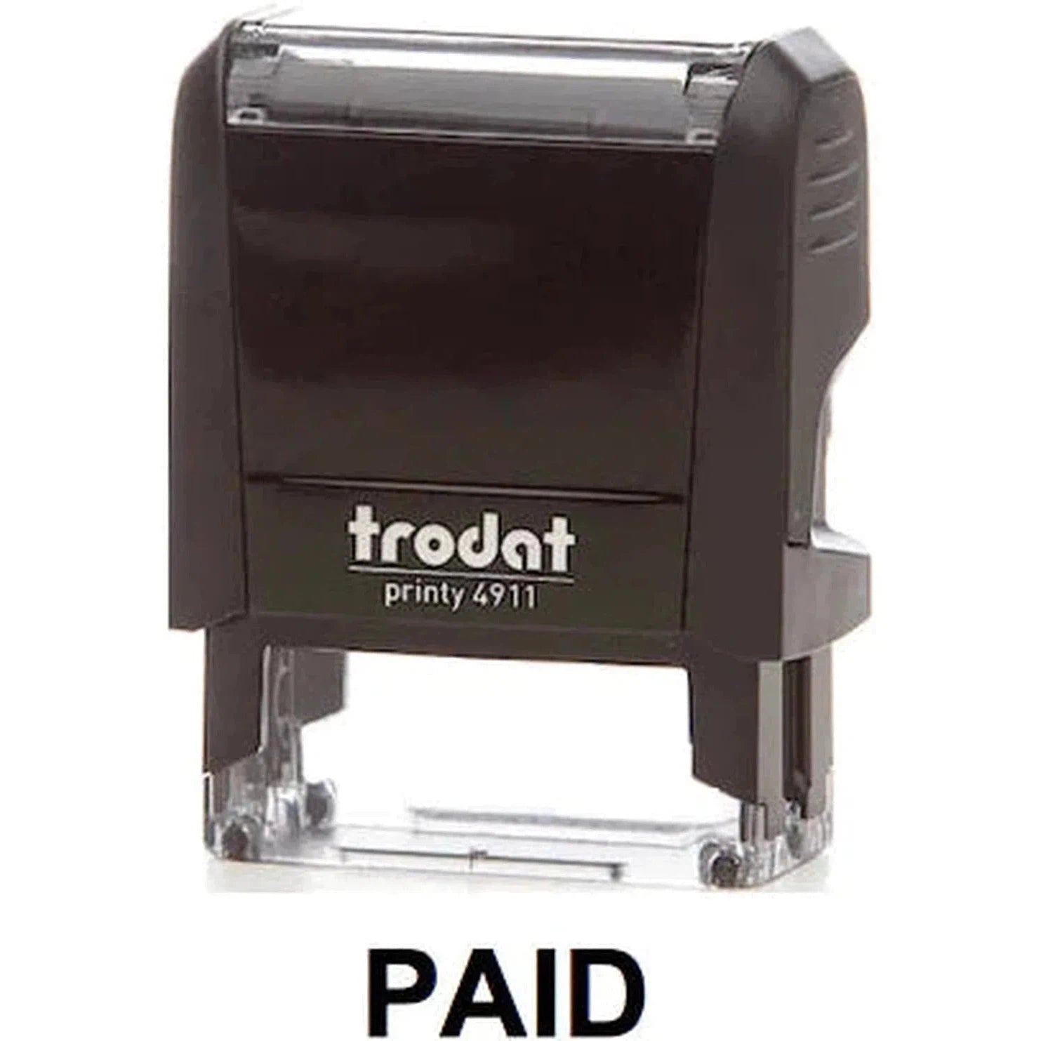 Trodat Printy 4911 Stamp "Paid" - Black-Office Stamp-TRODAT-Star Light Kuwait