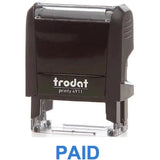 Trodat Printy 4911 Stamp "Paid" - Blue-Office Stamp-TRODAT-Star Light Kuwait