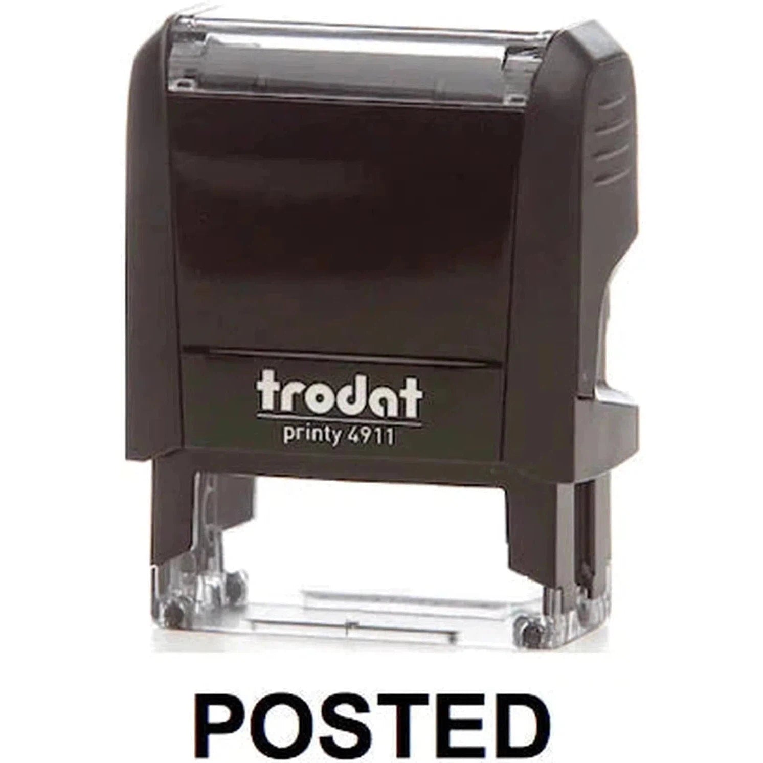 Trodat Printy 4911 Stamp "Posted" - Black-Office Stamp-TRODAT-Star Light Kuwait
