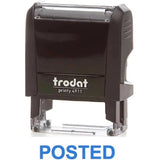 Trodat Printy 4911 Stamp "Posted" - Blue-Office Stamp-TRODAT-Star Light Kuwait