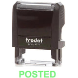 Trodat Printy 4911 Stamp "Posted" - Green-Office Stamp-TRODAT-Star Light Kuwait