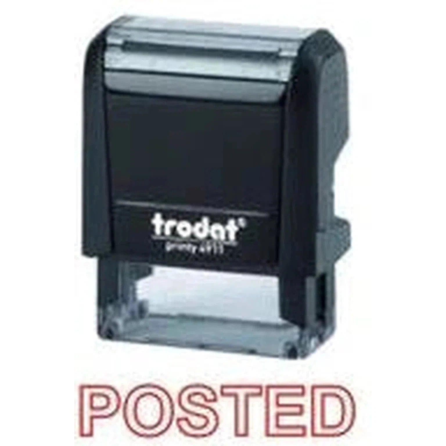 Trodat Printy 4911 Stamp "Posted" - Red-Office Stamp-TRODAT-Star Light Kuwait