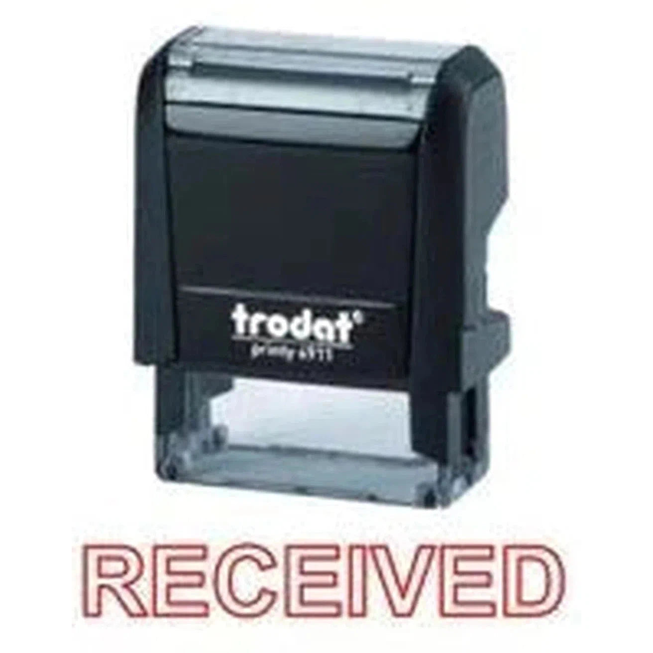 Trodat Printy 4911 Stamp "Received" - Red-Office Stamp-TRODAT-Star Light Kuwait