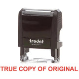 Trodat Printy 4911 Stamp "True Copy Of Original" - Red-Office Stamp-TRODAT-Star Light Kuwait