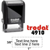 Trodat Printy Customized Stamp (4910)-Customized Stamps-TRODAT-Star Light Kuwait