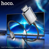 Hoco UA27 HD on-screen cable iP to HDTV - metal gray