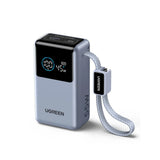 UGREEN 10000mAh 55W Nexode Pro Smart Digital Display Mini Power Bank with Build-in Type-C Cable – PB727