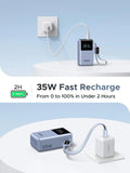UGREEN 10000mAh 55W Nexode Pro Smart Digital Display Mini Power Bank with Build-in Type-C Cable – PB727