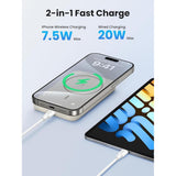 UGREEN 10000mAh PD-20W Magnetic Wireless15W Power Bank Beige PB561