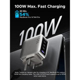 UGREEN 100W Nexode Pro 5-Port GaN Fast Charger with Smart Display UK – X773 - 1 Year Warranty