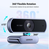 كاميرا ويب UGREEN بدقة 1080 بكسل مع ميكروفون - CM678