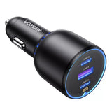 UGREEN 130W 3-Port Car Charger CD293 Black