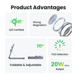 UGREEN 2-in-1 Qi2 Magnetic Wireless Charger – W706 – 1 Year Warranty