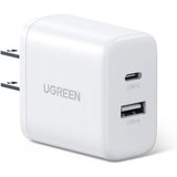 UGREEN 20W 2-Port Fast Charger UK White - X227