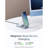 UGREEN 25W Qi2 MagFlow 2-in-1 Magnetic Wireless Charger – W756 – 1 Year Warranty
