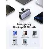 بنك طاقة UGREEN بسعة 5000 مللي أمبير مع منفذ USB-C مدمج - PB503