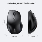 UGREEN Ergonomic Contoured-Shape Wireless Mouse Black - MU101