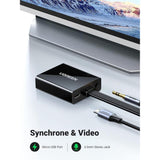 UGREEN HDMI To VGA+3.5mm Audio Converter 25CM - MM103