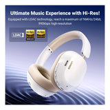 سماعات رأس UGREEN HiTune Max5c الهجينة المزودة بخاصية إلغاء الضوضاء النشطة، لون أبيض، موديل HP203
