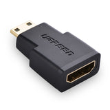 UGREEN Mini HDMI Male to HDMI Female Adapter (Black) 20101