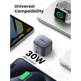 UGREEN Nexode 30W USB-C PD GaN Fast Charger UK - Space Gray