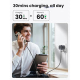 UGREEN Nexode 30W USB-C PD GaN Fast Charger UK -folding foot Black - CD305