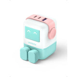 UGREEN Nexode 65W 3-Port GaN Fast Charger Pink Blue UK CD361