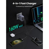 UGREEN Nexode Pro 160W 4-Port GaN Fast Charger Set - UK X763
