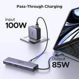 UGREEN Revodok 9-In-1 USB C Hub - HDMI / Ethernet / 100W PD / USB-A / SD/TF card slot