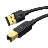 UGREEN USB 2.0 AM to BM Print Cable 2m (Black) US135