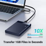 علبة محرك أقراص صلبة UGREEN USB 3.0 إلى SATA 2.5 بوصة - US221