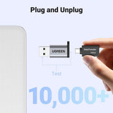 محول UGREEN من USB-A 3.0 إلى USB-C، رمادي - US276